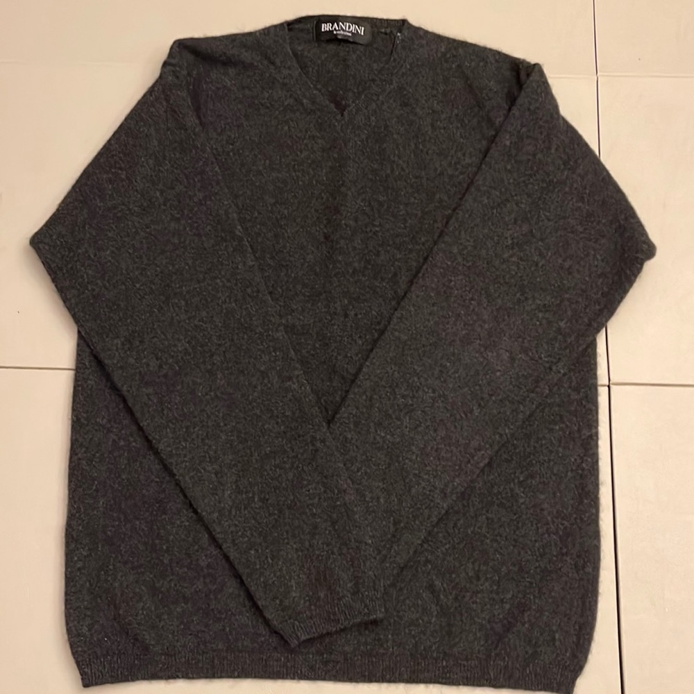 Brandini brand v-neck sweater. Very soft.